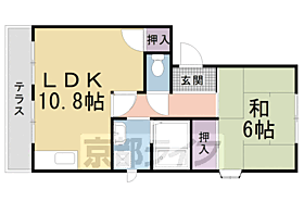 メゾン　マキ 101 ｜ 京都府京都市左京区岩倉花園町（賃貸アパート1LDK・1階・39.00㎡） その2