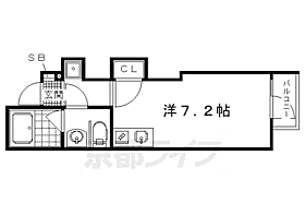 Ｇｒａｎ　ｄｅ　Ｃｏｕｒｔ　Ｓｈｕｇａｋｕｉｎ 206 ｜ 京都府京都市左京区山端川原町（賃貸マンション1R・2階・20.80㎡） その2