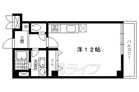 京都府京都市上京区上切通シ新烏丸東入新烏丸頭町（賃貸マンション1R・3階・39.15㎡） その2