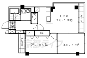 京都府京都市中京区三条通西洞院東入釜座町（賃貸マンション2LDK・3階・60.36㎡） その2