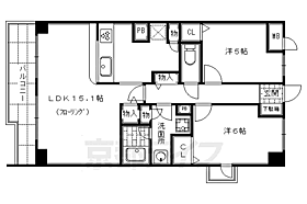 京都府京都市中京区麩屋町通三条上る下白山町（賃貸マンション2LDK・5階・58.86㎡） その2