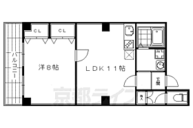 京都府京都市下京区五条通高倉西入万寿寺町（賃貸マンション1LDK・9階・44.00㎡） その2