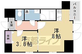 京都府京都市上京区今出川通堀川西入西船橋町（賃貸マンション1LDK・3階・33.59㎡） その2