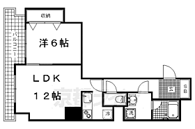 京都府京都市上京区今出川通堀川西入西船橋町（賃貸マンション1LDK・10階・45.49㎡） その2