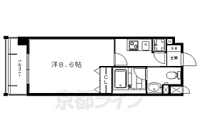 レジディア洛北 107 ｜ 京都府京都市左京区田中南西浦町（賃貸マンション1K・1階・26.46㎡） その2