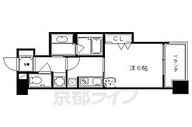 京都府京都市中京区姉小路通小川東入宮木町（賃貸マンション1K・6階・25.51㎡） その2