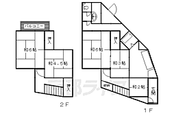 浄土寺貸家 5Kの間取り
