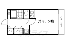 京福電気鉄道北野線 北野白梅町駅 徒歩18分 3階/-