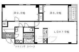 京福電気鉄道北野線 北野白梅町駅 徒歩14分