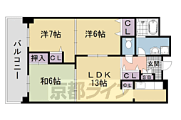 阪急京都本線 西院駅 徒歩13分 3階/-
