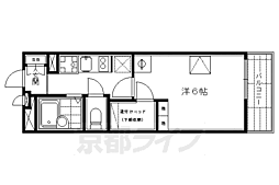 レオパレス青嶺 1Kの間取図画像