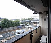 バルコニーからの眺望です。