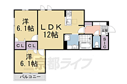 Ｄ−ＲＯＯＭ　Ｓａｇａｒｉｍａｔｓｕ 2階/202
