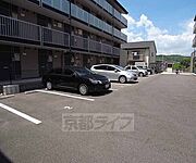 広い駐車場です。