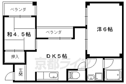 京都地下鉄東西線 椥辻駅 徒歩15分 2階/-