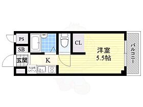 大阪府吹田市穂波町9番17号（賃貸マンション1K・8階・18.00㎡） その2