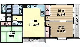 大阪府吹田市吹東町（賃貸アパート3LDK・2階・64.00㎡） その2