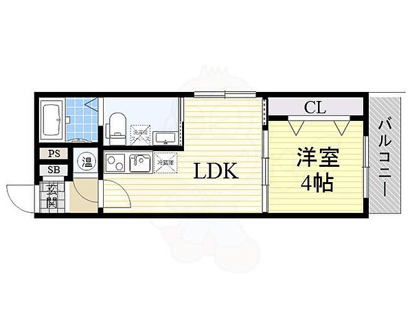 Fメゾン上新庄2 ｜大阪府吹田市東御旅町(賃貸アパート1LDK・3階・30.26㎡)の写真 その2