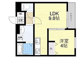 大阪府吹田市藤が丘町（賃貸アパート1LDK・1階・33.75㎡） その2