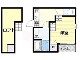 大阪府吹田市清和園町（賃貸アパート1K・1階・22.44㎡） その2