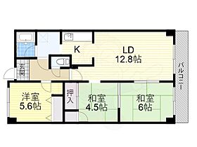 大阪府吹田市千里山東４丁目3番10号（賃貸マンション3LDK・4階・68.10㎡） その2