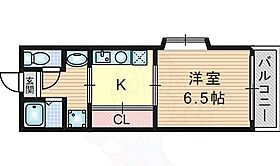 大阪府吹田市岸部南１丁目24番23号（賃貸マンション1K・6階・25.15㎡） その2