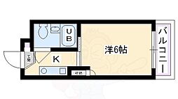 ブトウハイツ 1Kの間取図画像