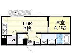 間取図画像 1LDK