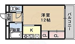 アーネスト山手 ワンルームの間取図画像