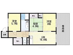 レジデンス吉川2棟 3LDKの間取図画像