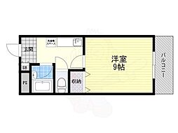 セレナータ 1Kの間取図画像
