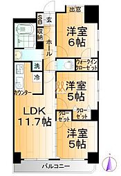 間取図画像 3LDK
