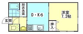 ロイヤルメイトＹ1 102 ｜ 秋田県潟上市天王字追分（賃貸アパート1DK・1階・31.47㎡） その2