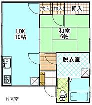 レジデンスハマナスIII Ｎ ｜ 秋田県秋田市土崎港相染町字浜ナシ山（賃貸アパート1LDK・1階・40.42㎡） その2