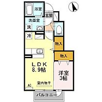 オリビエキャステーロ 105 ｜ 秋田県秋田市手形新栄町（賃貸アパート1LDK・1階・31.31㎡） その2