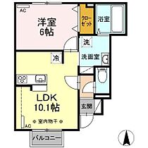 プレミオ広面 102 ｜ 秋田県秋田市広面字二ツ屋（賃貸アパート1LDK・1階・39.73㎡） その2