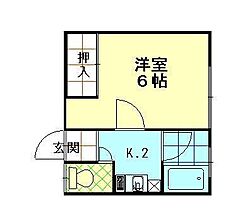 コーポ松美東 A6 ｜ 秋田県秋田市新屋松美ガ丘東町（賃貸アパート1K・1階・20.70㎡） その2