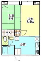 コーポドリマI 201 ｜ 秋田県秋田市寺内字三千刈（賃貸アパート2K・2階・40.76㎡） その2