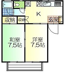 間取図画像 2K