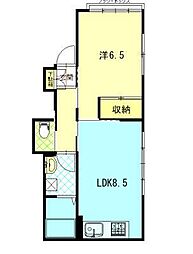 間取図画像 1LDK
