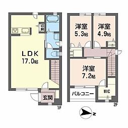 間取図画像 3LDK