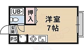 大住マンション 211 ｜ 大阪府茨木市大住町（賃貸マンション1R・2階・20.00㎡） その2