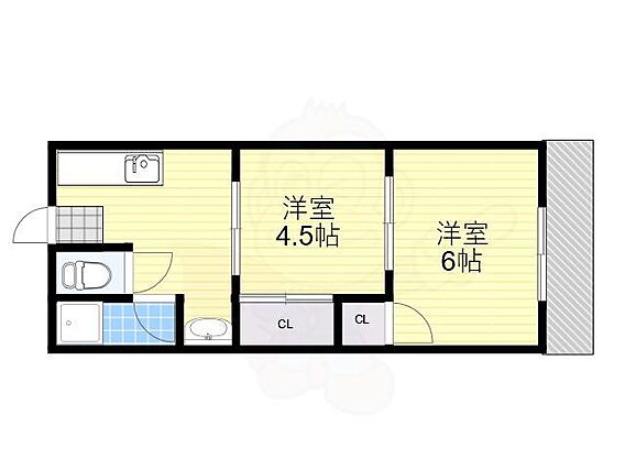 田畑マンションA棟_間取り_0