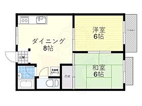 メゾンドブランセ  ｜ 大阪府茨木市南春日丘１丁目（賃貸アパート2LDK・1階・45.00㎡） その2