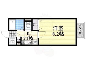 若菜  ｜ 大阪府箕面市粟生間谷西７丁目22番32号（賃貸アパート1K・2階・24.63㎡） その2