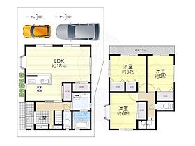 正雀1丁目3戸建貸家  ｜ 大阪府摂津市正雀１丁目（賃貸一戸建3LDK・1階・90.72㎡） その2