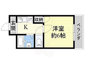 ロイヤルミサワ 605 ｜ 大阪府茨木市沢良宜西１丁目7番6号（賃貸マンション1K・6階・19.00㎡） その2