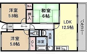 大阪府茨木市横江１丁目（賃貸マンション3LDK・1階・65.88㎡） その2