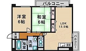 メゾンマツワ2  ｜ 大阪府茨木市沢良宜浜２丁目（賃貸マンション2LDK・1階・55.00㎡） その2