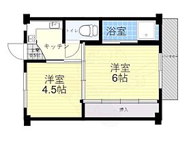 ビレッジハウス高田1号棟  ｜ 大阪府茨木市高田町（賃貸マンション2K・3階・28.98㎡） その2